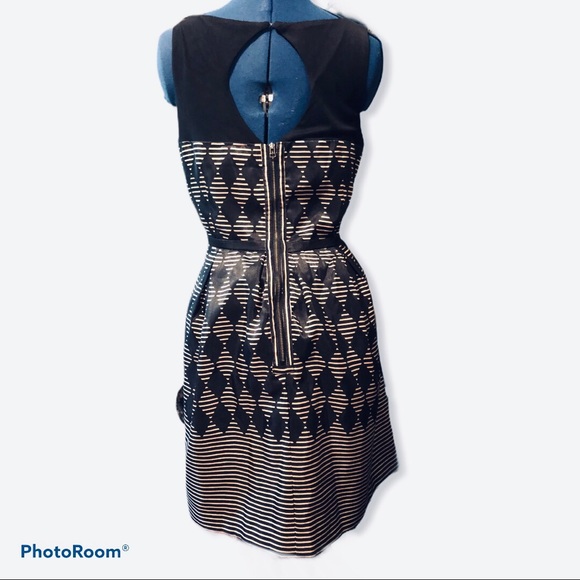 Just Taylor... Striped Triangle Print Dress 14 xl - Picture 8 of 13